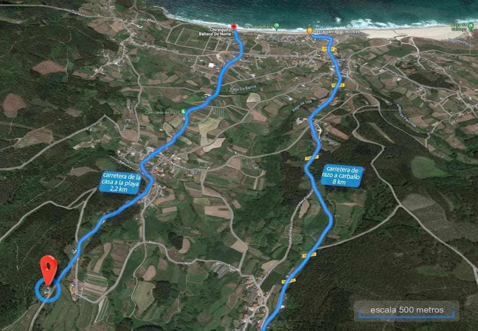 Вілла Ag Casa Anema 10 Huespedes A 2Km De La Playa Razo А-Корунья Екстер'єр фото